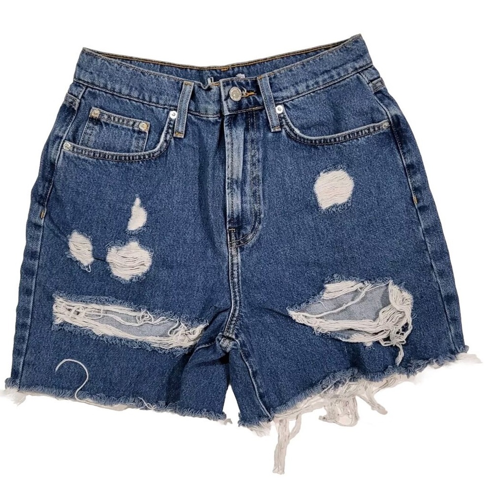 Forever 21 Distressed Jean Denim Cut-Off Shorts Women’s Size 28W x 4L